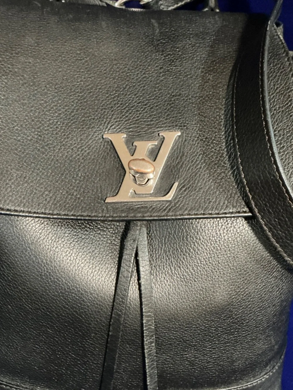 Louis Vuitton Lockme Backpack Taurillon Leather Black Noir